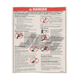 114389 Decal, Danger Gen Safety | Genie