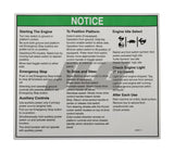 43647 Decal Notice Oper Inst | Genie
