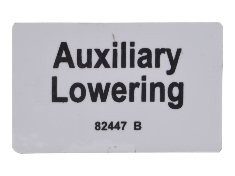 82447 Aux Lowering | Genie