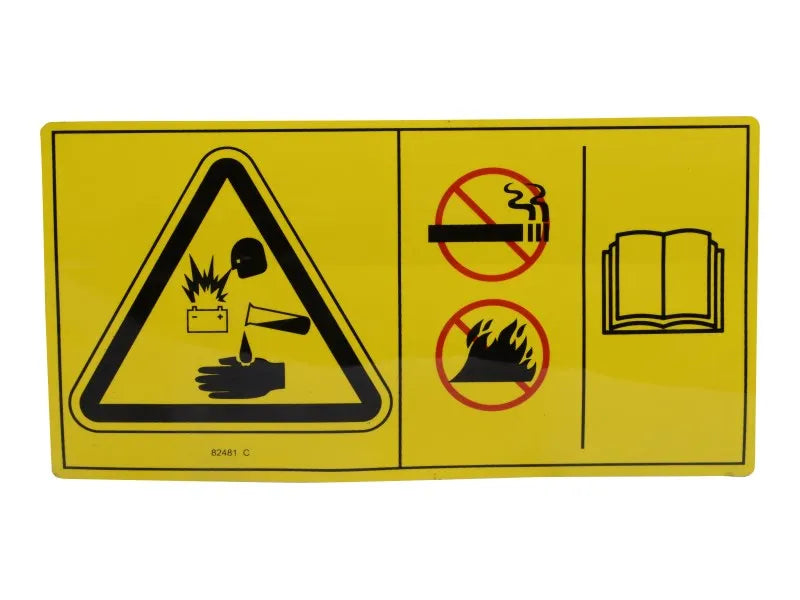 82481 Sym-Battery Safety Decal | Genie