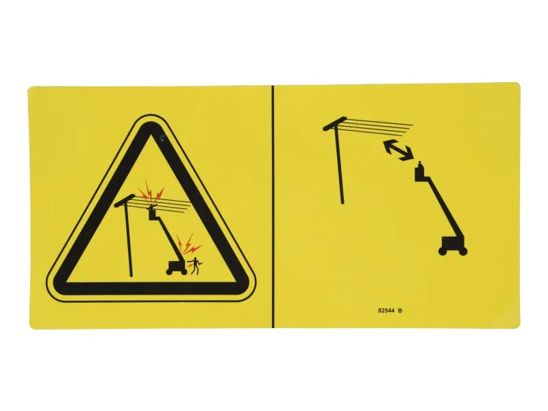 82544 Dngr Elec Haz Stay Cl Decal | Genie