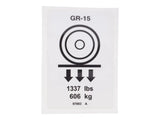 97883 Label Wheel Load Gr15 | Genie