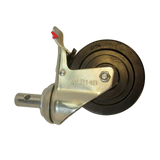 0029-094 Caster-4In-Rnd-13/16X1-3/4 Stem Dual Lock/Ball Bearing, 175# | Genuine Haulotte