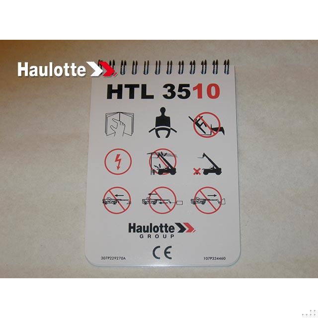 107P334460 Chart Working Aera-Chart | Genuine Haulotte