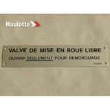 1200120540 Plate | Genuine Haulotte