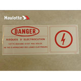 1460123990 Danger Label | Genuine Haulotte