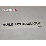 1460140320 Hydraulic Oil Label | Genuine Haulotte