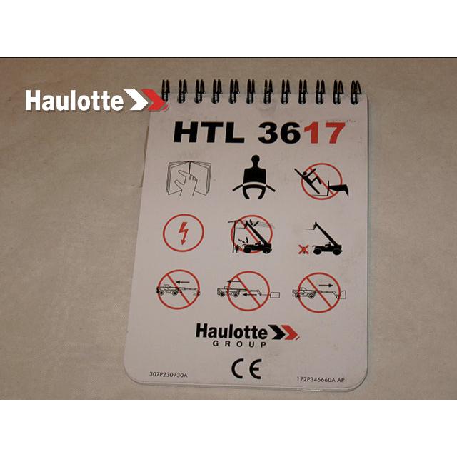 172P346660 Chart Working Aera- 3617 | Genuine Haulotte
