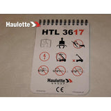 172P346660 Chart Working Aera- 3617 | Genuine Haulotte