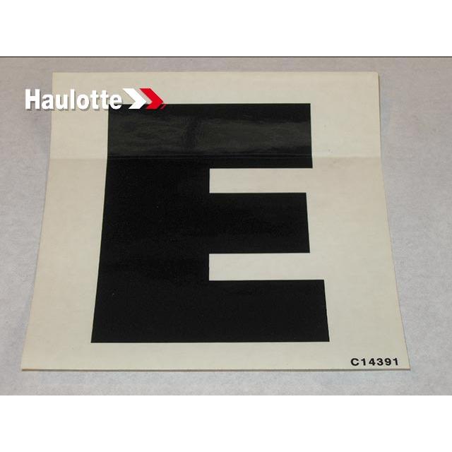 178C143910 Lettre E Pour Label | Genuine Haulotte