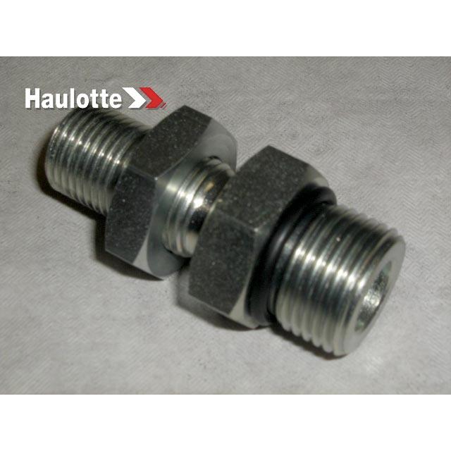 2501002740 Male Bulkhead Coupling Union | Genuine Haulotte