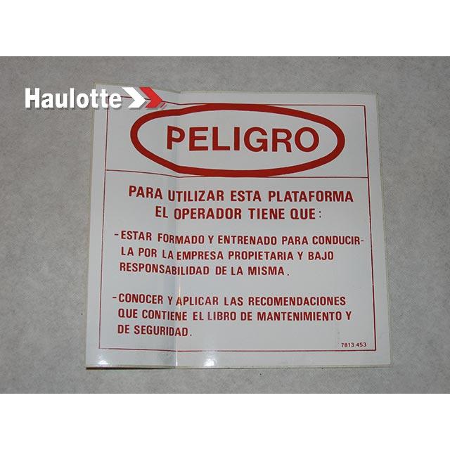 3078134530 Labels | Genuine Haulotte