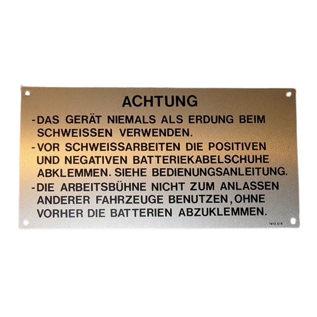 3078135180 Plate | Genuine Haulotte