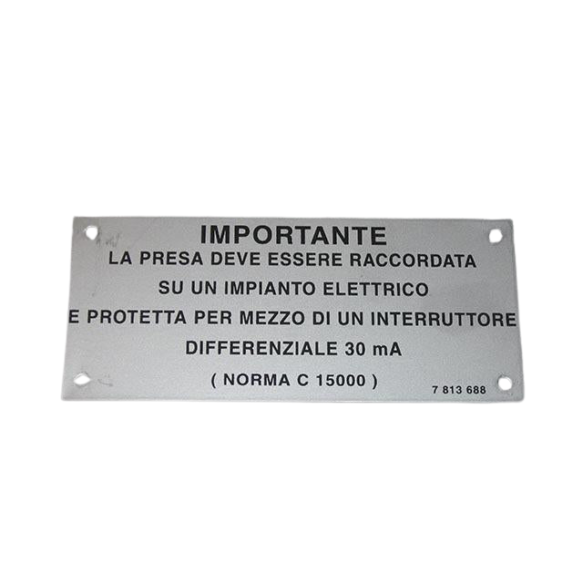 3078136880 The Socket Must... Plate | Genuine Haulotte