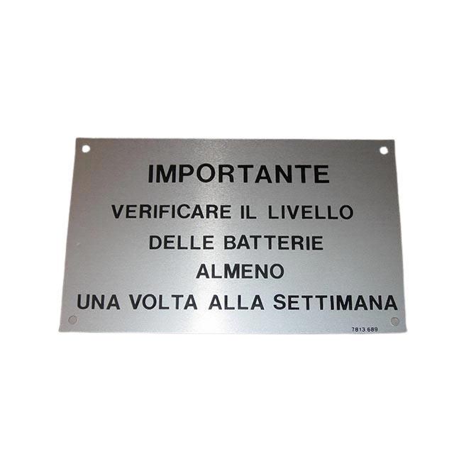 3078136890 Battery Maintenance Plate | Genuine Haulotte