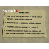 3078137180 Label | Genuine Haulotte