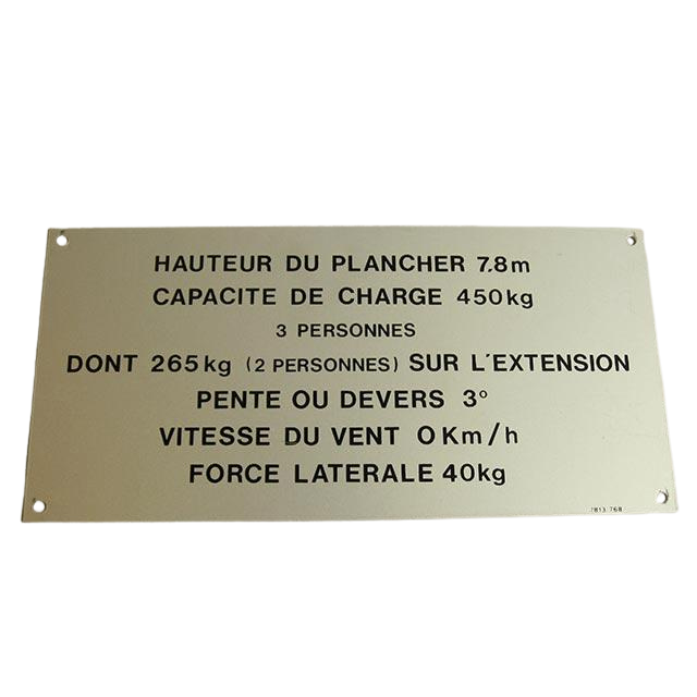 3078137680 Label | Genuine Haulotte