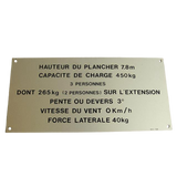 3078137680 Label | Genuine Haulotte