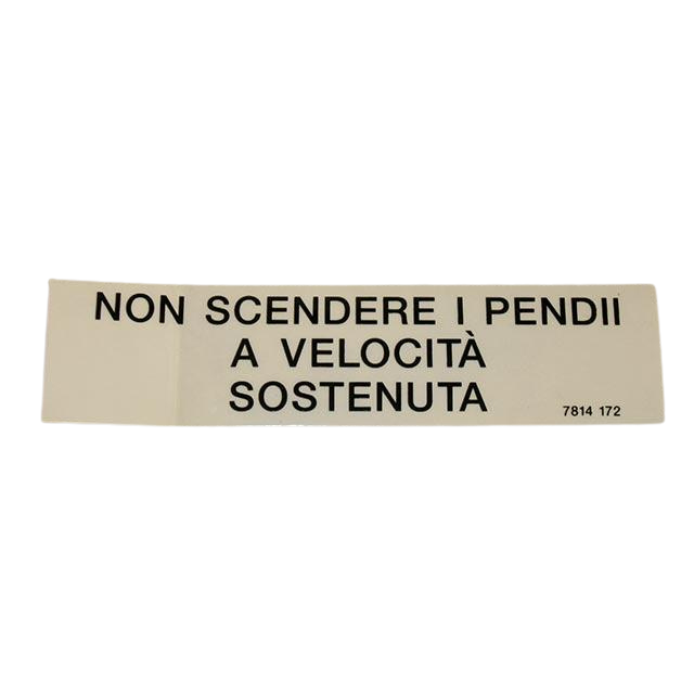 3078141720 Ne Pas Descendre Label | Genuine Haulotte