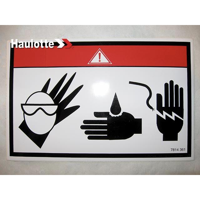 3078143610 Labels | Genuine Haulotte