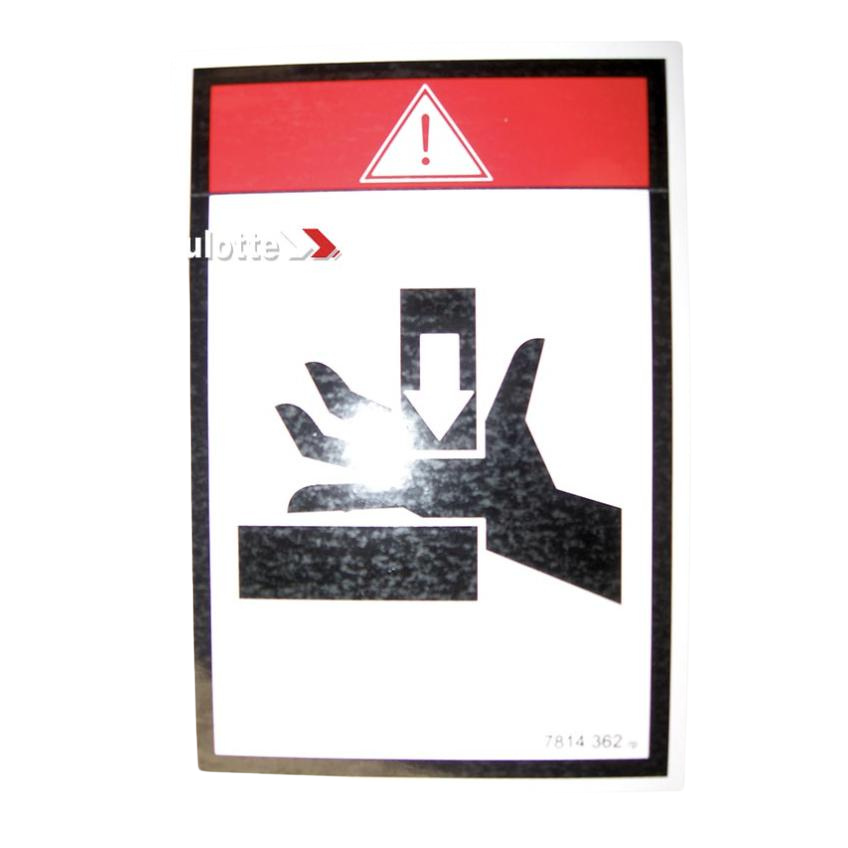 3078143620 Danger Label | Genuine Haulotte