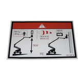 3078143870 Load Capacity Label | Genuine Haulotte