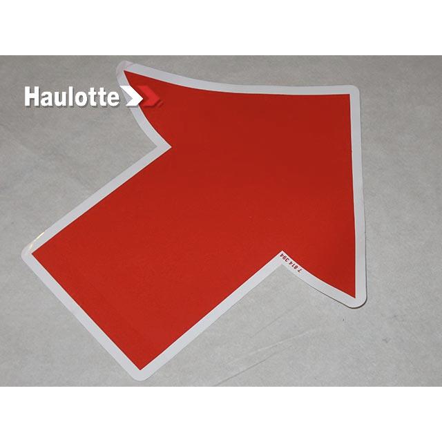 3078143940 Decal-Red Rear Arrow H25 | Genuine Haulotte