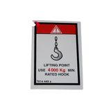 3078144490 Load Capacity Label | Genuine Haulotte