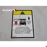 3078144710 Stop Label | Genuine Haulotte