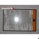 3078145830 Operating Instructions Label | Genuine Haulotte