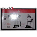 3078146300 Floor Height + Load Label | Genuine Haulotte