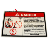 3078147100 Electrocution Label | Genuine Haulotte
