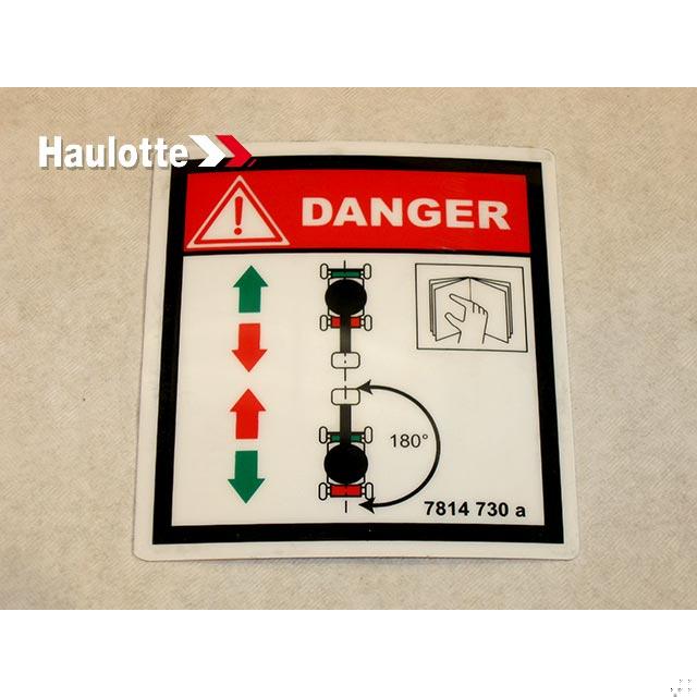 3078147300 Direction Of Travel Label | Genuine Haulotte