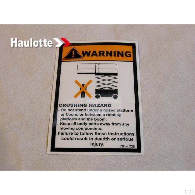 3078147380 Do Not Park Label | Genuine Haulotte