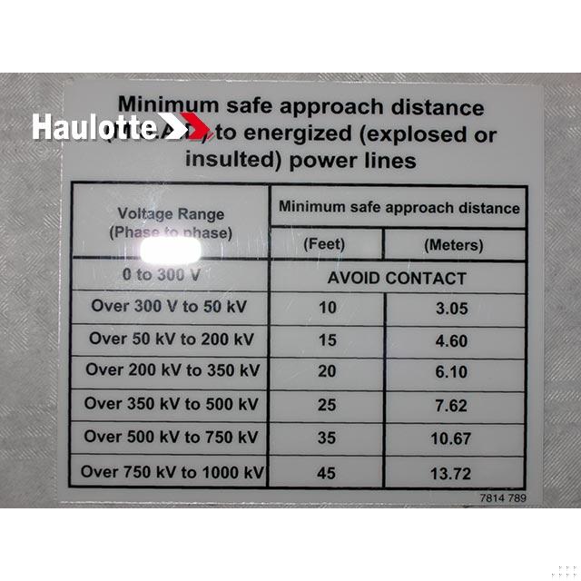 3078147890 Us Voltage | Genuine Haulotte