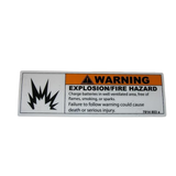 3078148030 Explosion Risk Label | Genuine Haulotte