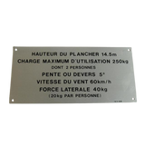 3078148460 Verrouillage Label | Genuine Haulotte
