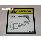 3078148900 110 V Socket " Label " | Genuine Haulotte