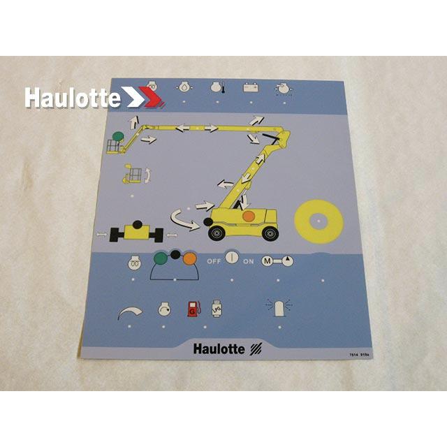 3078149190 Panel Label | Genuine Haulotte