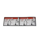 3078149440 Floor Height + Load Label | Genuine Haulotte
