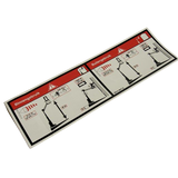 3078149470 Floor Height + Load Label | Genuine Haulotte