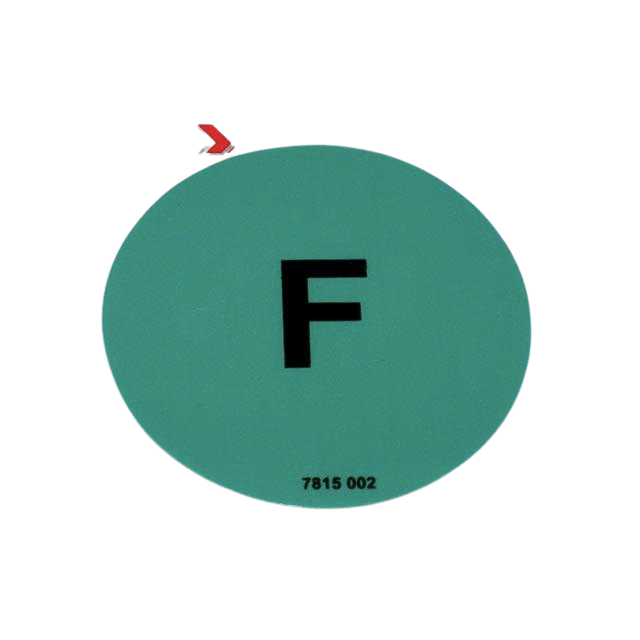 3078150020 Green F Diesel Machine Label | Genuine Haulotte