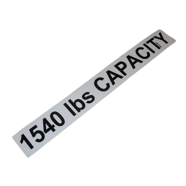 3078150070 1540 Lbs Capacity Label | Genuine Haulotte