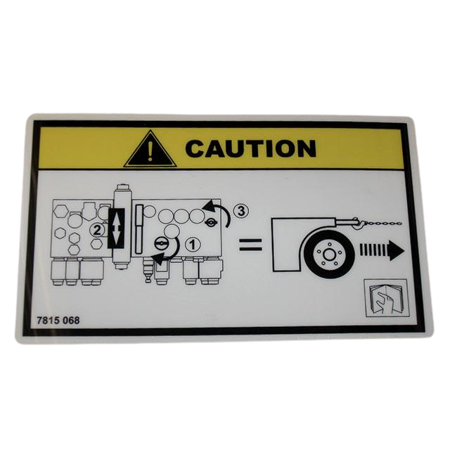 3078150680 Implementation Wheel Decal | Genuine Haulotte
