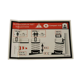 3078150970 Floor Height + Load Label | Genuine Haulotte
