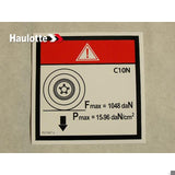 307P215570 Load On One Wheel | Genuine Haulotte