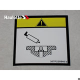 307P220840 Label | Genuine Haulotte