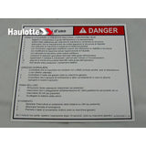 307P222800 Operating Instructions It | Genuine Haulotte