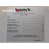 307P224450 Manufacturer Plate | Genuine Haulotte