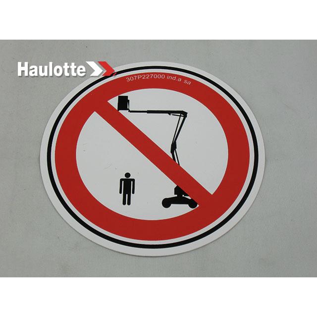 307P227000 Do Not Park Label | Genuine Haulotte